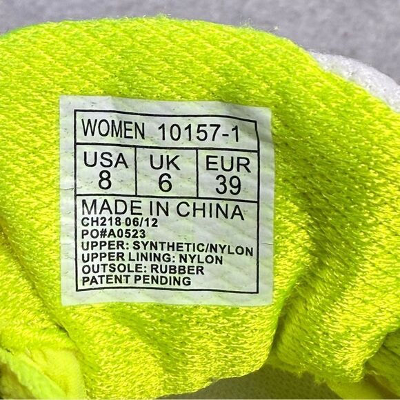 Saucony Kinvara 3 Womens Shoes Size 8 White Yellow Pink Low Top Running Sneakers - Picture 9 of 9